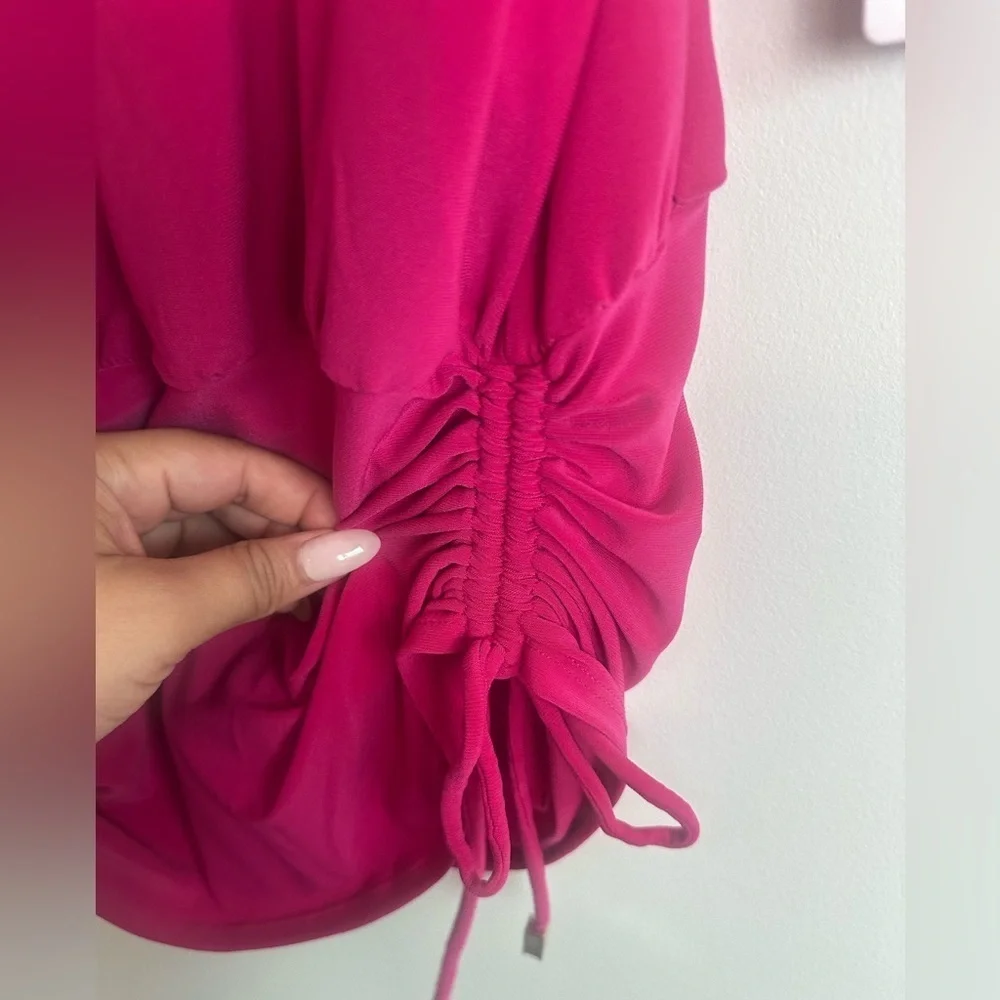 NWT MagicSuit Tummy Control Susan Allover Slimming Hot Pink One Piece Size 12